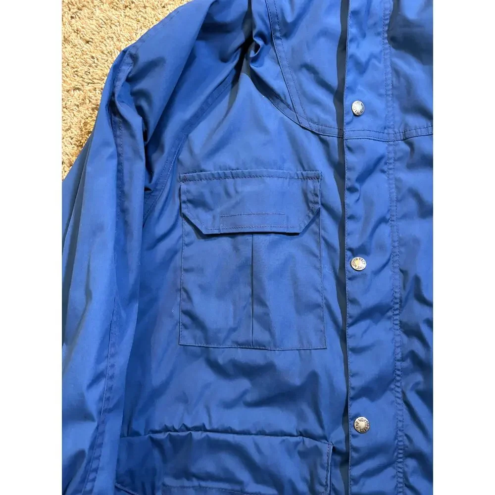 VTG The North Face Made In USA Brown Label Winter Jacket Mens Size Large Blue